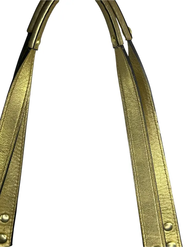 Coach Heritage Limited Edition Gold Graffiti Tattersall Tote F13188 16” x 13” XL - Image 6