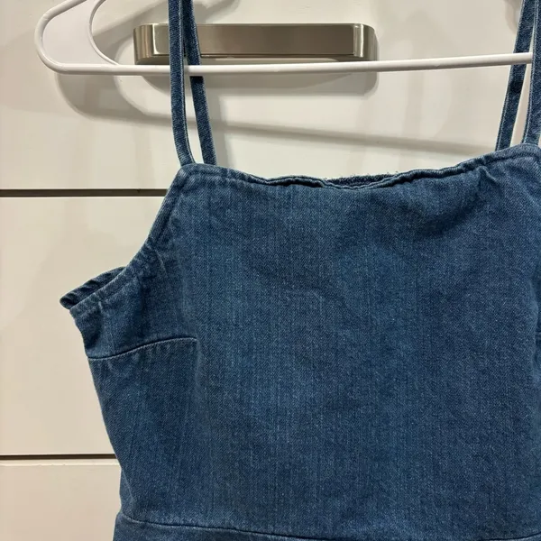 American Eagle Denim Tank Top - Image 3