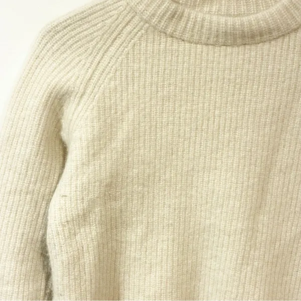 Quince Cream 100% Cashmere Mock Neck‎ Pullover Sweater Size Small - Image 2