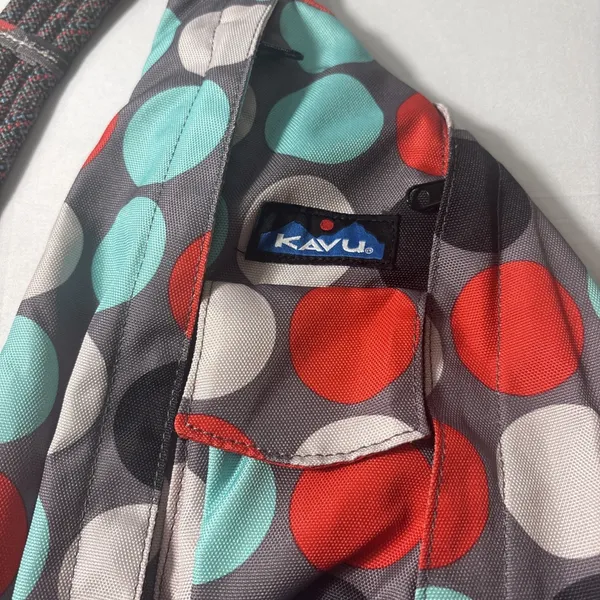 Kavu Rope Got Dots Sling Bag Backpack Crossbody Canvas‎ Outdoor Hiking - Image 2