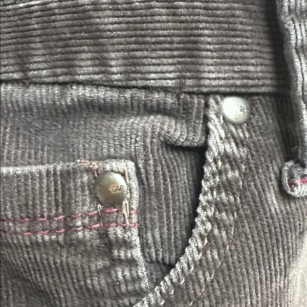 Vintage GAP Women's Y2K Dark Brown Ultra Low Rise Flare Corduroy‎ Pants Size 6 - Image 9