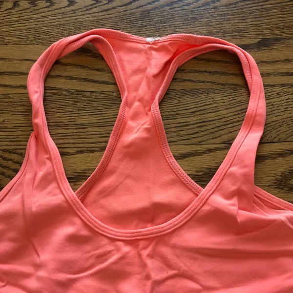 Lululemon Racerback Tank Scoop Neck Peach Pink - Image 3