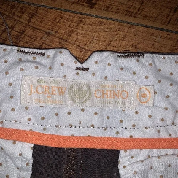 J Crew brown flat front chino size 6 preppy vacationcore shorts - Image 2