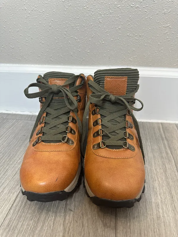 RBX Active Nitro Hiking Boots Womens Size 8 Brown Lace Up Trail Boots - Image 2