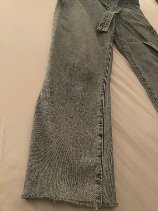Abercrombie & Fitch Ultra High Rise Tie-Waist Jean - Image 4