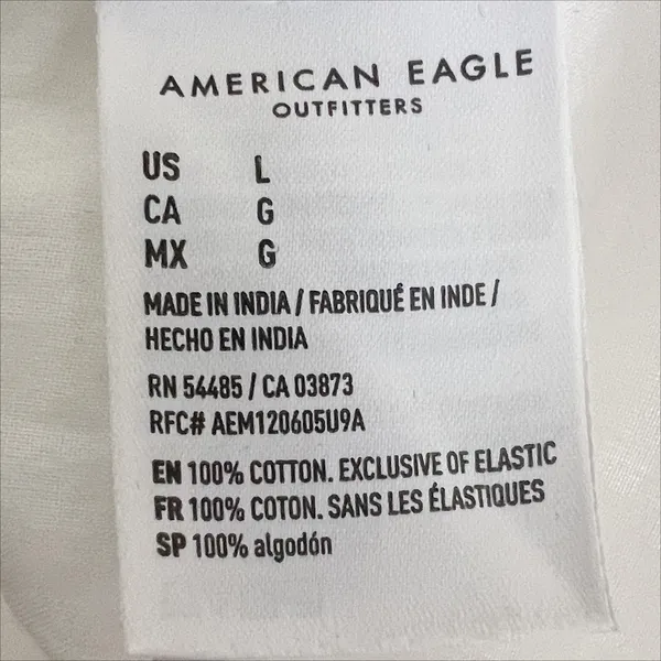 American Eagle Corset Smocked Back Fit & Flare Mini Dress in White Size Large - Image 7