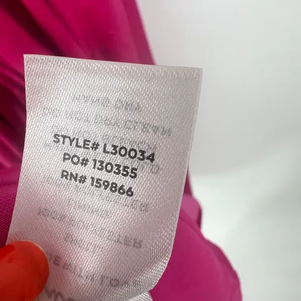 New Lulu’s See Me Stun Magenta Sleeveless Knotted Maxi Dress formal size small - Image 4