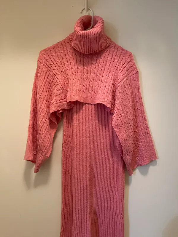 Two Piece sweater dress Pink Size L - Image 5