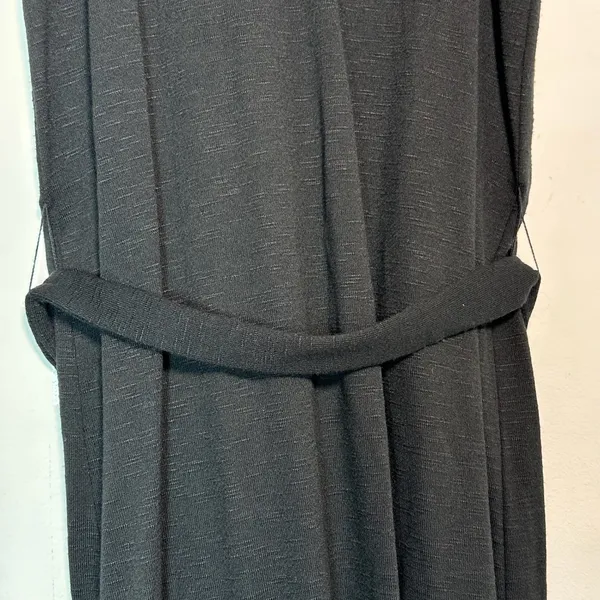 Paige Black Flutter‎ Sleeve V-Neck Maxi Dress with Tie Waist Small - Image 9