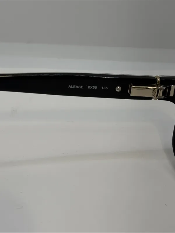 Kate Spade Eyeglasses Frames Only Alease 0X55 135 black white polkadot signature - Image 7