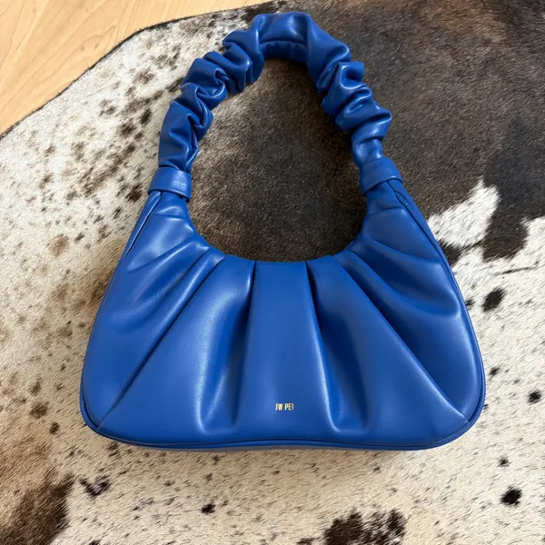 JW PEI Gabbi‎ Ruched Hobo Handbag Classic Blue - Image 2