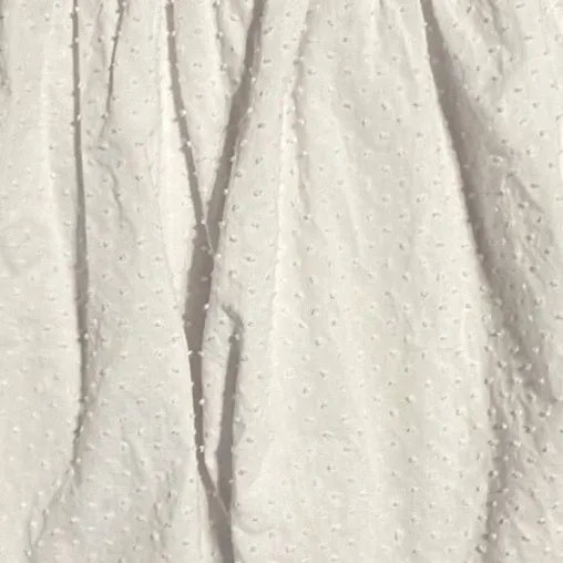 Hill House Home Athena Nap Dress White Swiss Dot Smocked Puff Sleeve‎ Mini Small - Image 13