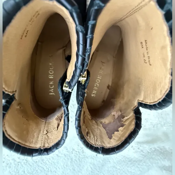 Jack Rogers Black Suede Ankle Boots - Image 8