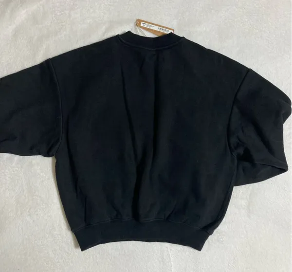 SKIMS Cotton Fleece Crewneck Pullover Sweatshirt S - Image 3