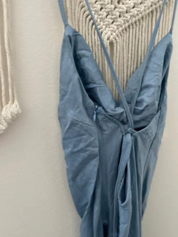 Hello Molly Satin Cowl Neck Midi Dress NWT Sz 6 - Image 6
