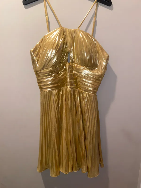 Gold Dress Size M - Image 2