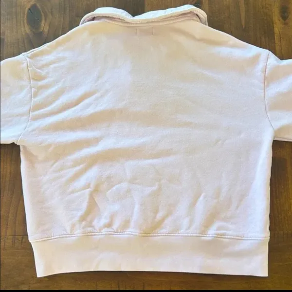 Sundry light pink quarter-zip‎ sweatshirt size 3 - Image 2