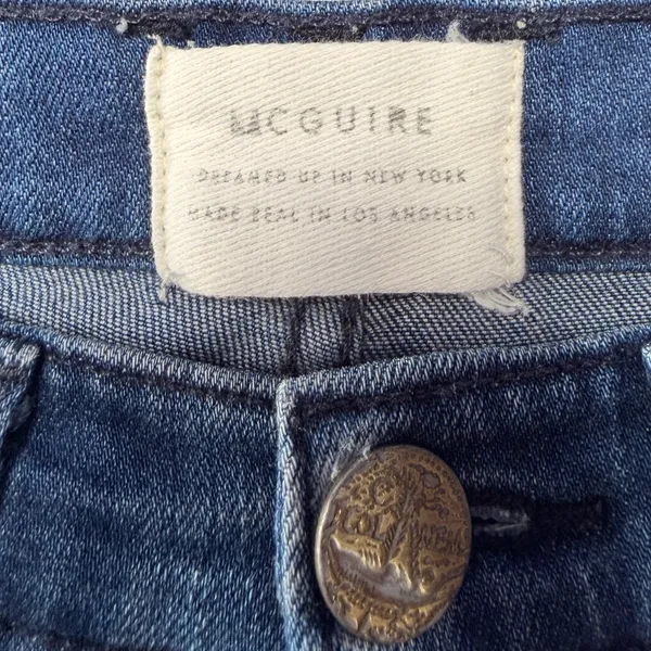 McGuire Majorelle Low Rise Flare Jeans in Revel‎ Revel Blue Size 24 - Image 4