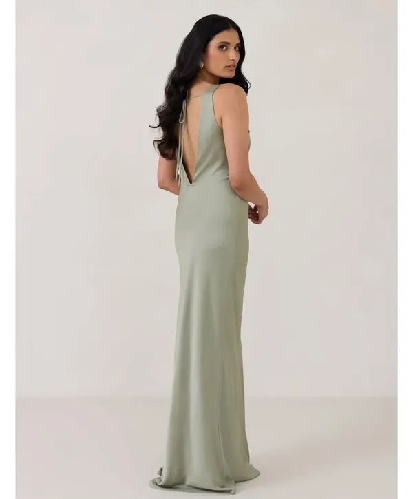 Park & Fifth Sage Green Bridesmaid Dress - Image 2