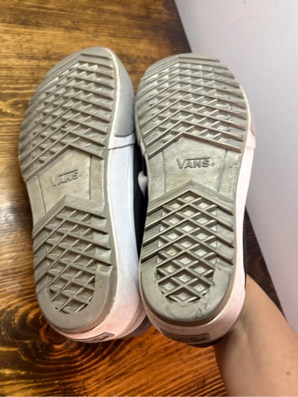 Vans black platform sneakers women size 9.5 - Image 10