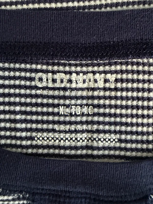 Old Navy Classic Y2K Micro Striped Thermal Top - Image 5