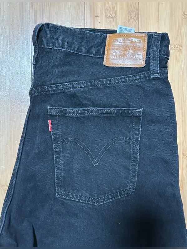 Levi’s Ribcage Wide Leg Black Size 32 Zipper Tall - Image 7
