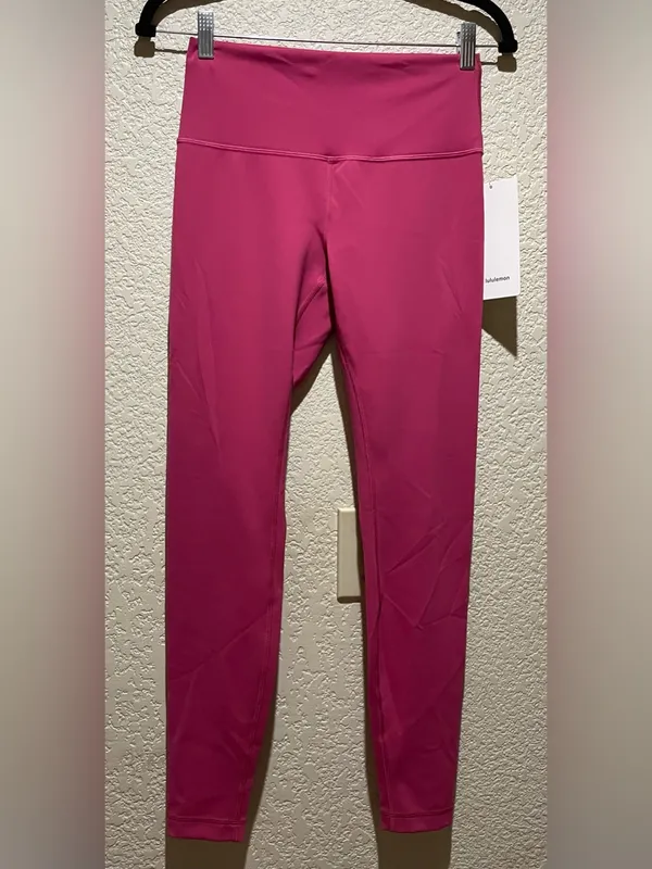 Lululemon NWT Wunder Train High Rise Tights 28” Leggings Raspberry Coulis Size 8 - Image 6