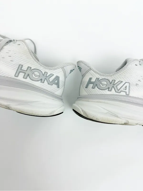 Hoka One One Clifton 9 Running Shoes Sneakers Nimbus Cloud/White - Image 6