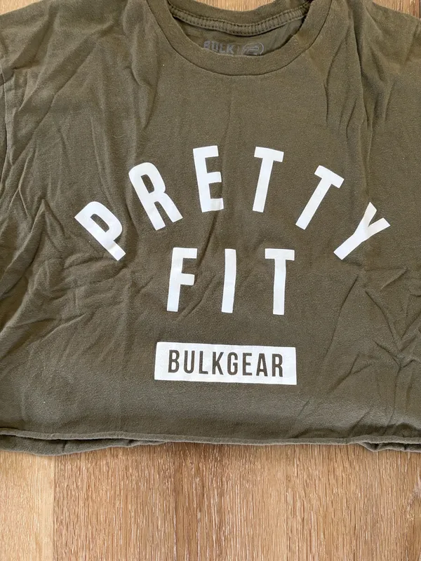 Bulk Gear Olive Green Crop Top - Image 2