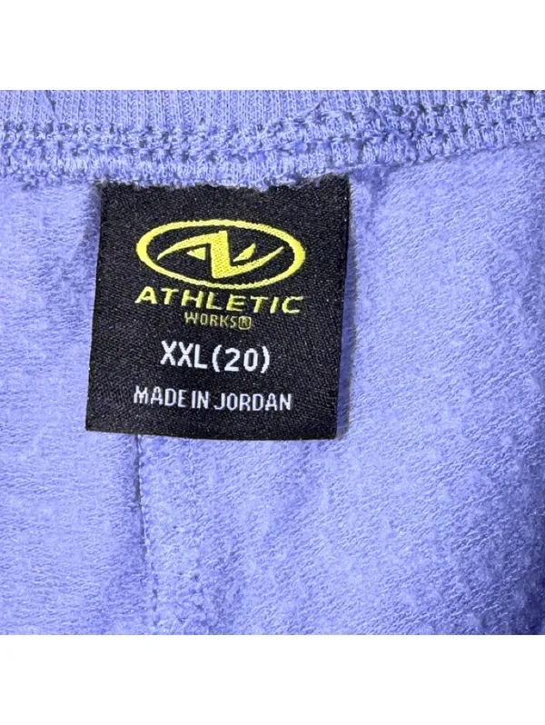 Athletic Works Women’s Lavender Fleece Jogger Sweatpants XXL Drawstring Stretch - Image 4