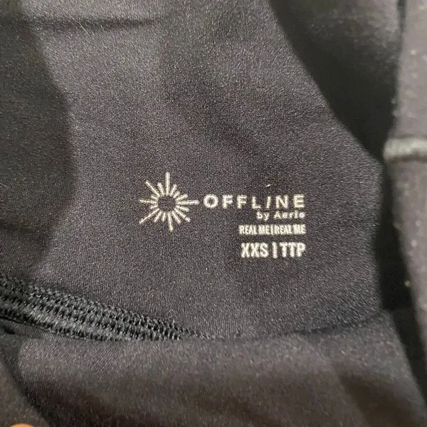 OFFLINE by Aerie Real Me Crossover Flowy Skort Black XXS Athletic - Image 4