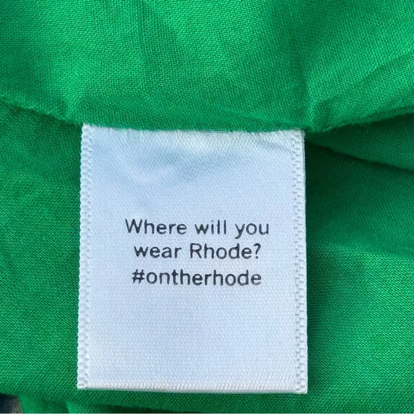 RHODE Casey Green and Pink Floral Dress - Image 7