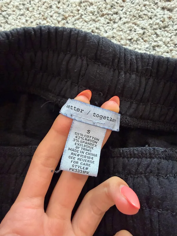 TJ Maxx Black lounge comfy sweatpants - Image 2