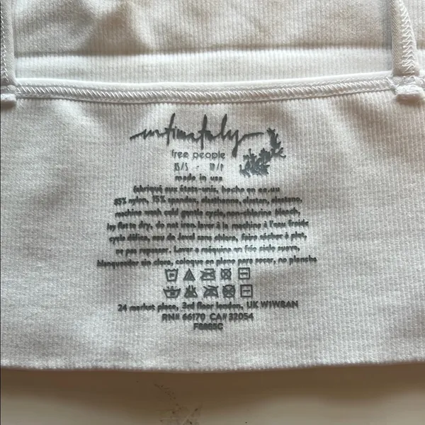 Free People White Bralette - Image 3