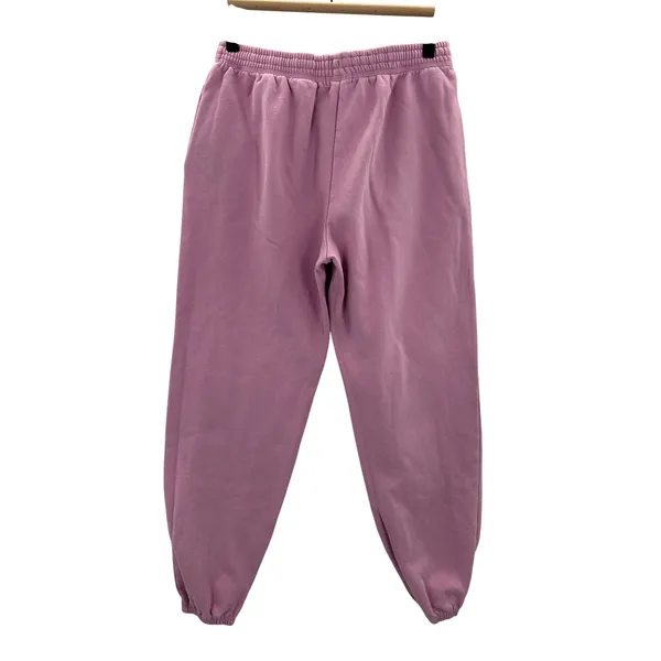 Beyond Yoga Womens Pink High Waisted Elastic‎ Cuff Sweatpants Size Medium - Image 2