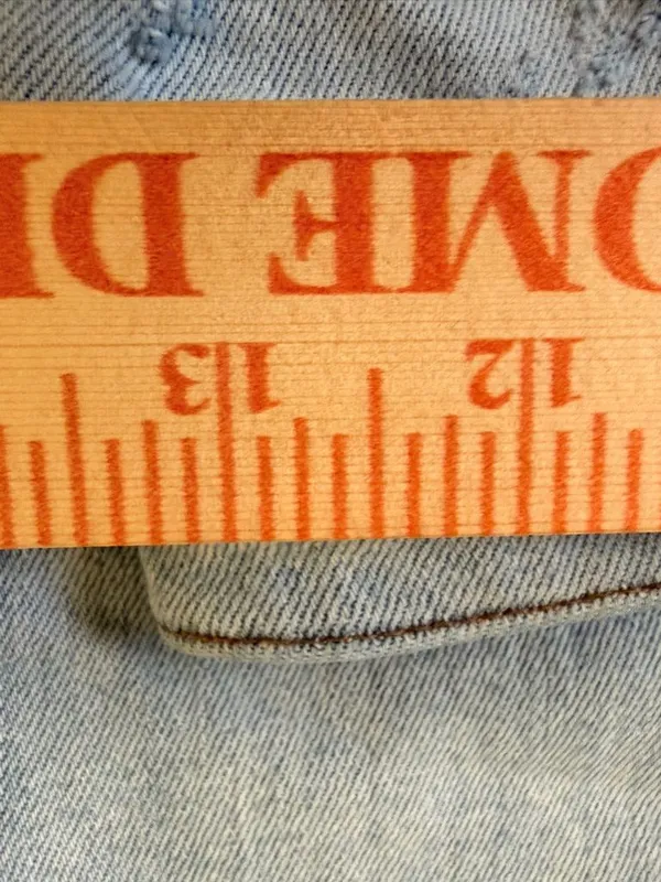Madewell High Rise Slim Crop Boyjean 25‎ Light Wash Button Fly Raw Hem Jeans - Image 11