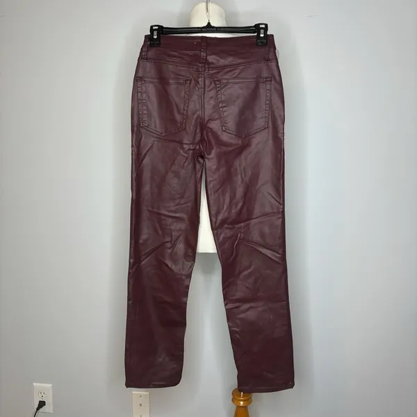 Edgely- Purple High Rise Straight Leg Pants - Image 2