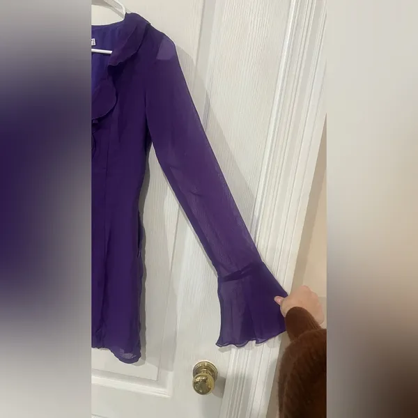 Final price Princess Polly Vibrant Purple Mini Dress - Image 3