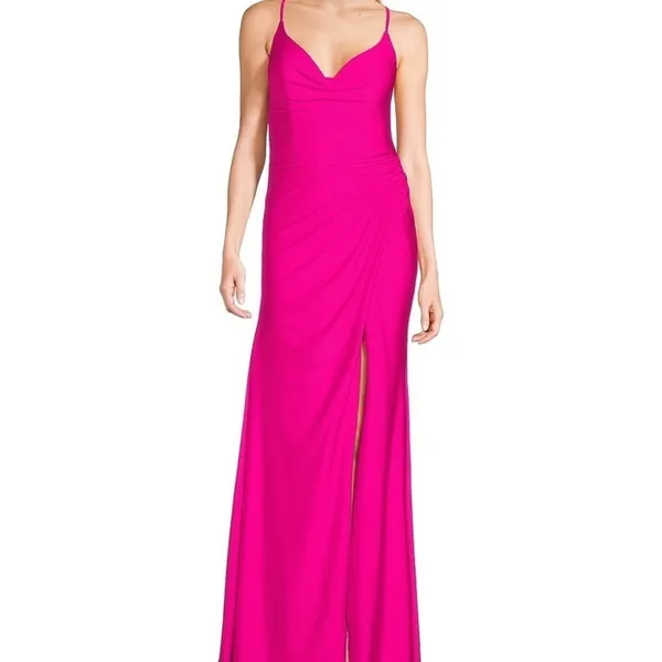Gianni Bini Prom Magenta Pink Evening‎ Gown - Image 4