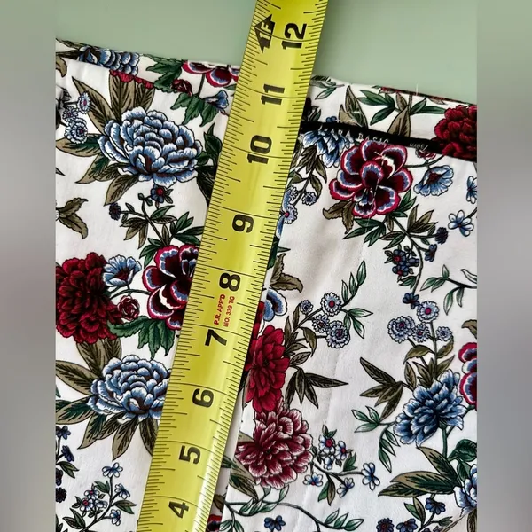 Zara Basics Floral Printed Trouser Pants - Womens Size 8 - Image 14