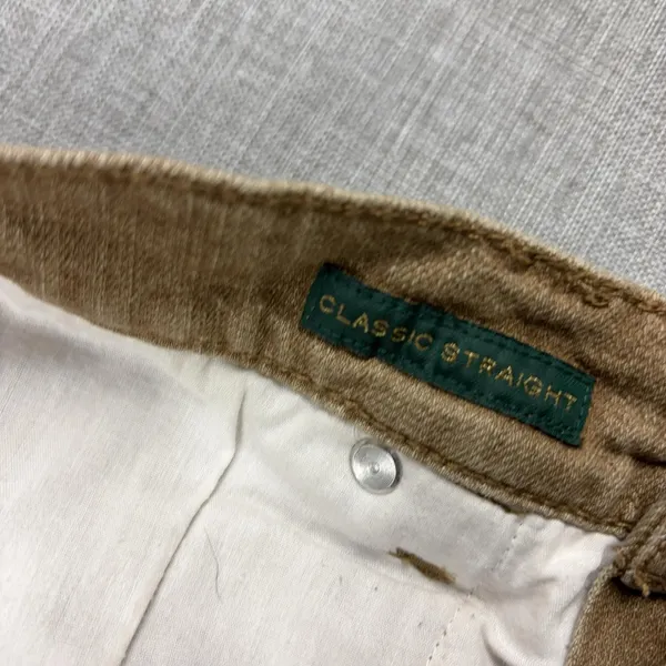 Lauren Jeans Co Ralph Lauren Pants Womens 2 Brown Corduroy Classic Straight - Image 10