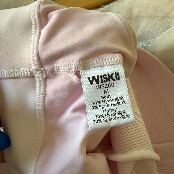 WISKII | Pink Ribbed Sleeveless Collared Polo Tank Top | Medium - Image 4
