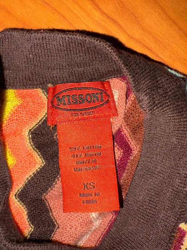 Missoni Top Tank Chevron Knit - Image 3