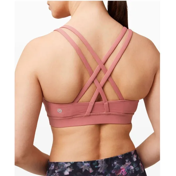 Lululemon Energy Bra Size 10 Medium Support, B-D Cup Cherry Tint (No pads) - Image 2
