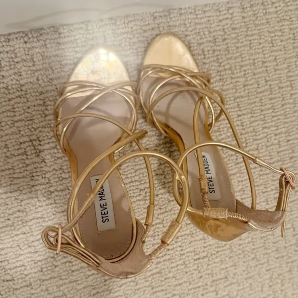 STEVE MADDEN Satire Heels in Rose Gold size 8‎ - Image 4