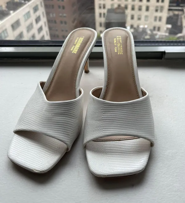 Nordstrom White Heels - Image 6