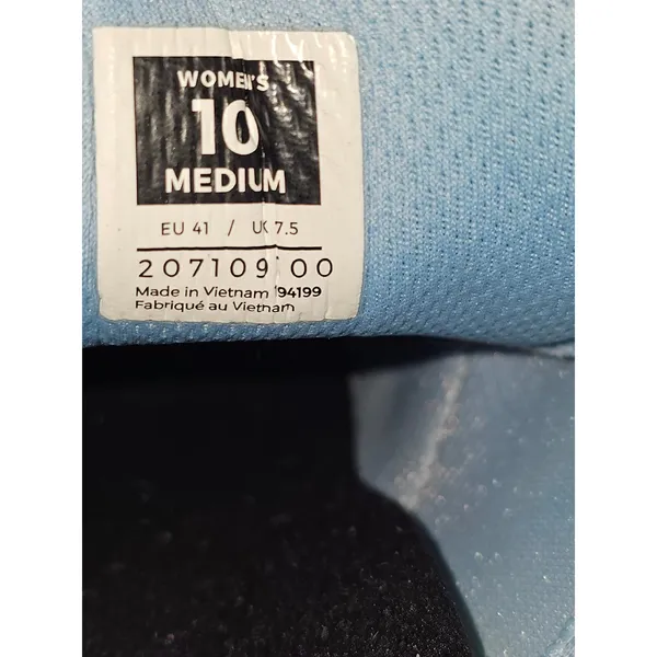 Kuru Womens Jet Black Misty Blue Quantum 2‎ Sneakers 10 Medium - Image 7