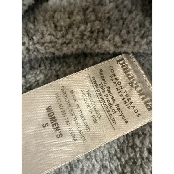 Better Sweater PATAGONIA 1/4 Zip‎ Fleece Lined Knit Heather Grey Small Gorpcore - Image 6