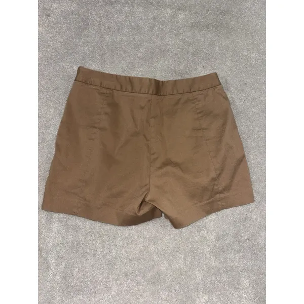 Everlane Khaki High‎ Waist Size 6 Side Zip up Shorts Pockets - Image 8
