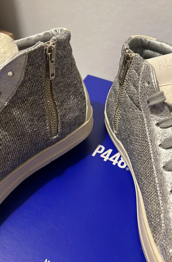 P448 Pre-loved Skate Molly Sneakers grey casual classic stylish chic - Image 8